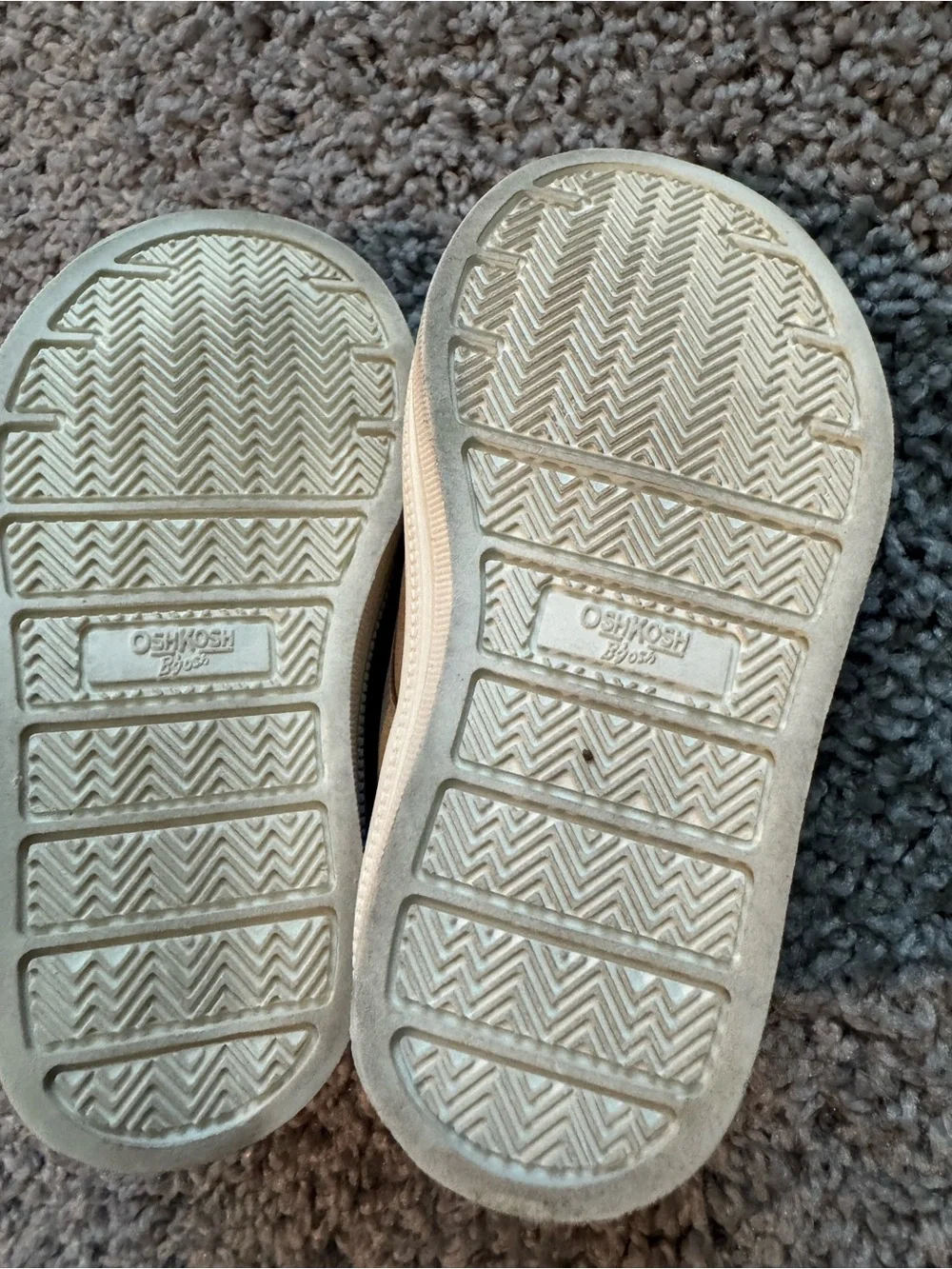 OshKosh B'gosh Kids Tan Slip-On Sneakers